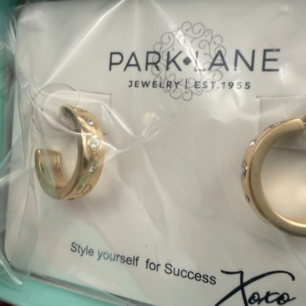 Brand new Park Lane Icon earrings in gold